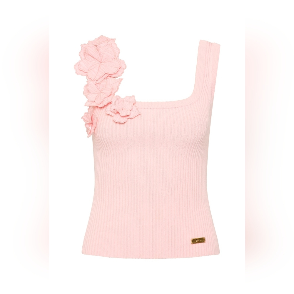 Aje Splendour Flower Knit Tank - Picture 2 of 12